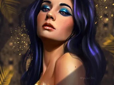 Egyptian queen a princess artist artwork beautiful girl drawing egypt egyptian queen gold golden portrait portrait of a girl portrait to order procreate procreate portrait sunny portrait