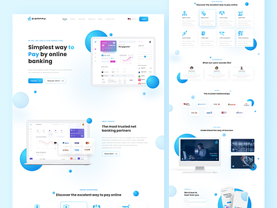 e-Payment Website adobe xd app design blue ui designer dribbble epayment erp design figma graphic design ios ui logo payment product design ui ui designer uiux upi ux ui webapp design website design