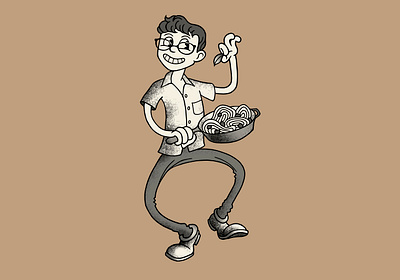 Cooking Show Channel cartoon design illustration oldschool rubber hose social media vintage