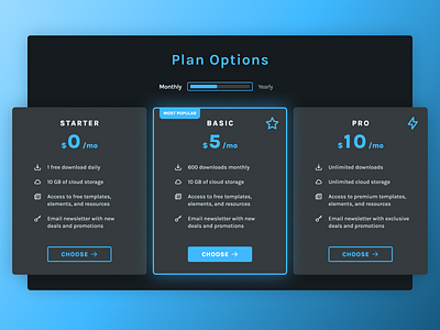 Daily UI #030 - Pricing 030 app app design appdesign dailyui design membership plans premium pricing subscription ui uidesign ux uxdesign web design