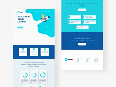 Landing Page design app design corporate landing page landing page design ui website website desing