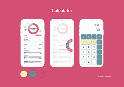 Calculator app appdesign calculator dailyui dailyuichallenge design scientificcalculator ui