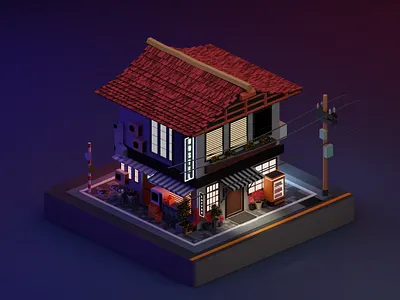 Hostel 3d blender blender3d blender3dart cycles design game gamedesign gamedev gamescene graphic design illustration lowpoly lowpolyart lowpolygame