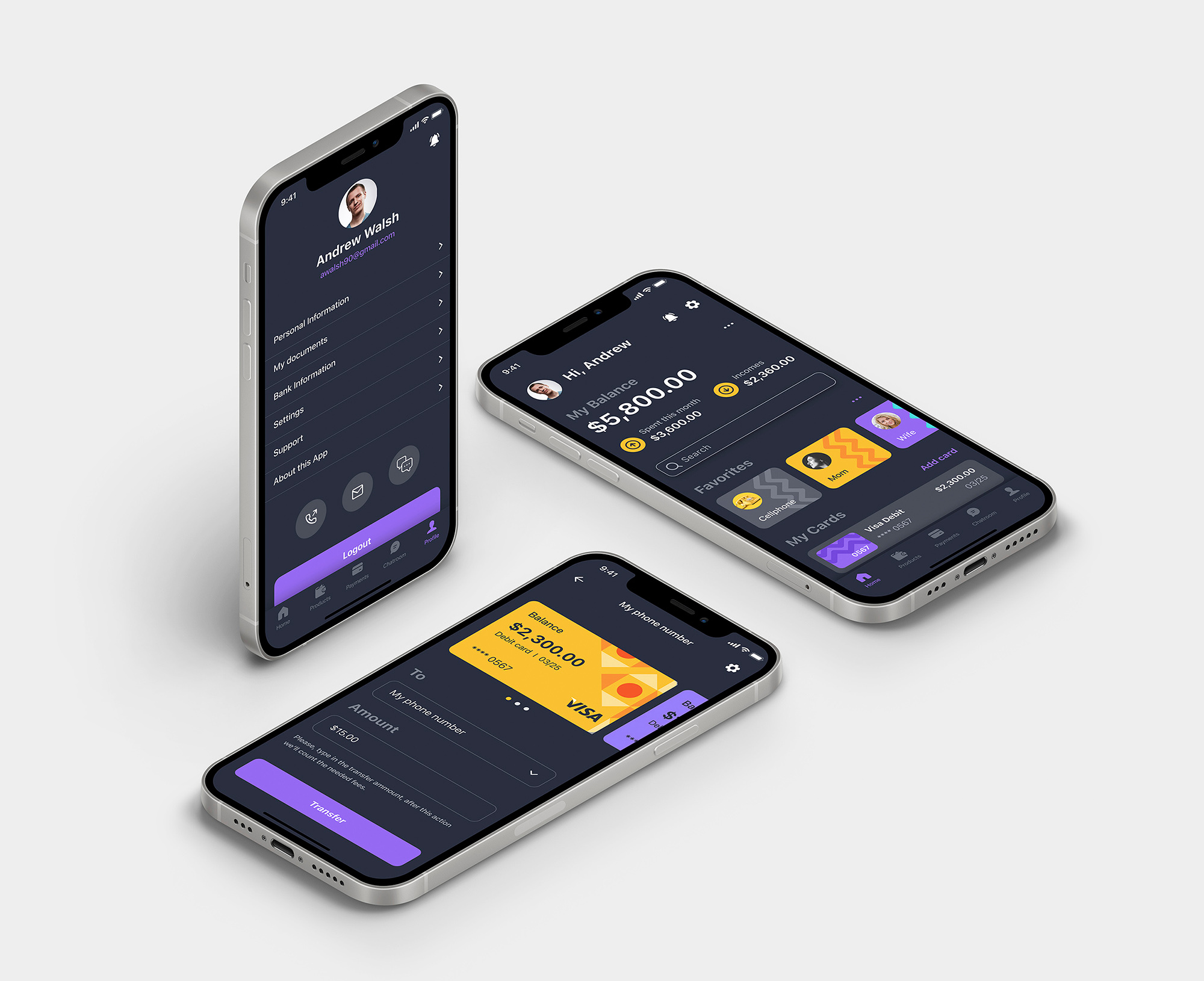 West Side Bank App bank app figma finance app fintech fintech app ios app design make payments mobile app design money wallet payment app uxui design