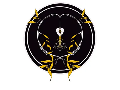 Peach Logo Ver 1 design florals graphic design illustration logo