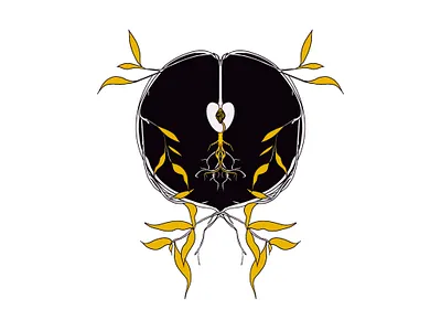 Peach Logo Ver 2 app art branding design graphic design illustration logo vector