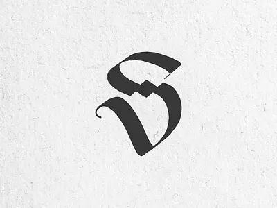 Letra S 2021 36daysoftype calligraphy hand lettering handlettering lettering type