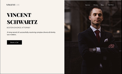 Landing Page design ui