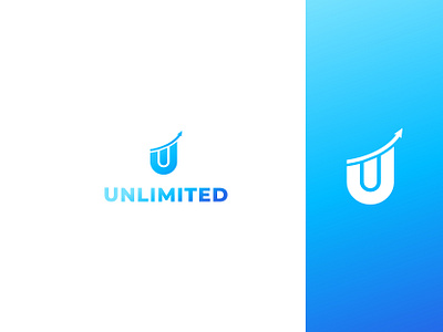 Unlimited branding design icon logo minimal