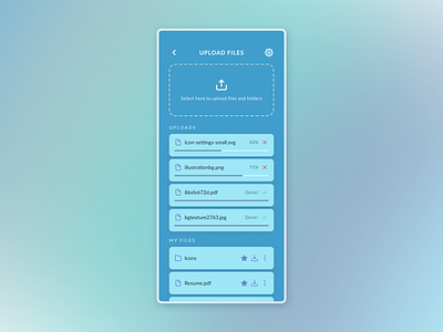 Daily UI #031 - File Upload 031 app app design appdesign cloud dailyui design document file fileupload ui uidesign upload ux uxdesign