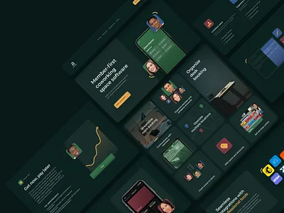 Andcards Web Site app branding graphic design typography ui uiux ux