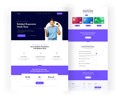 Banking Website business solution landing page landing page ui