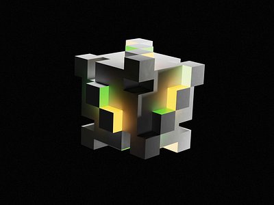 Geometric Cube 3D animation 3d animation abstraction cinema 4d circle cloner design geometric cube graphics inspiration noise map nuke plain effector reflection texture uiux webdesign zajno