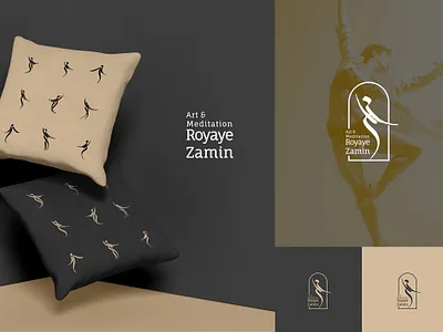 ROYAYE ZAMIN- DANCER LOGO arabic logo brand brand design branding calligraphy dance dancer design logodesign logotype persian typography