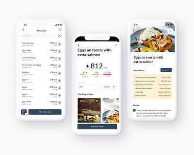 Calorie Counter App. app dashboard design illustration minimalistic ui ux web