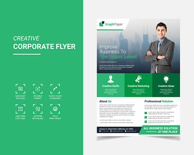 Creative Corporate Flyer Template 2022 flyer design 2022 flyers business flyer template business flyers corporate branding corporate flyer design corporate flyers corporate identity creative flyer design creative flyers digital marketing flyer flyer design flyers freepik minimal flyer poster design print design professional flyer trendy flyer vector