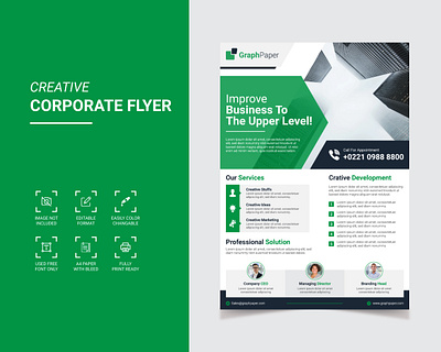 Creative Corporate Flyer Template 2022 flyer design 2022 flyers business flyer template business flyers corporate branding corporate flyer design corporate flyers corporate identity creative flyer design creative flyers digital marketing flyer flyer design flyers freepik minimal flyer poster design print design professional flyer trendy flyer vector