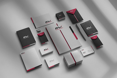 RW Performance brand branding design graphic design layout logo mockup