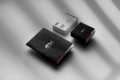 RW Performance brand branding design graphic design layout logo mockup