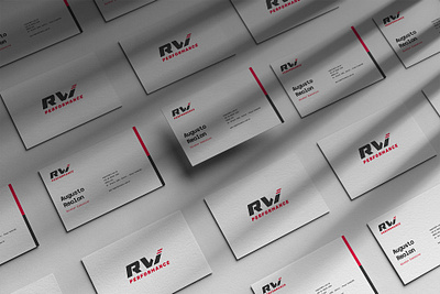 RW Performance brand branding design graphic design layout logo mockup