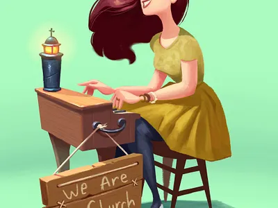 Happy St Patrick's Day band cartoon character christian design illustration ireland irish music photoshop sketch st patrick st patricks day