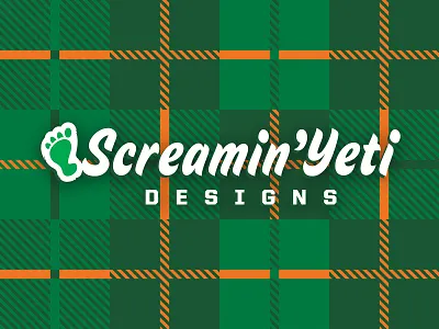 SYD - '22 Happy St. Patty's Day - Social Media Background alaska anchorage identity irish logo plaid screamin yeti st pattys