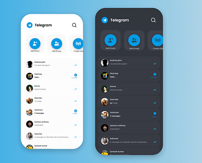Clone telegram: Telegram app branding call communication design education logo message social socialmedia telegram ui webdesign