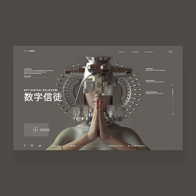 NFT Digital Believers Ui Design Concept design graphic design nft nft artwork nft for sale photography ui ui design ux ux design web design