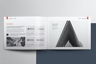 Free Company Profile Landscape abstract brochure business cmyk company company profile corporate creative elements envato free infographics landscape portfolio profile profile design profile template template trend trendy