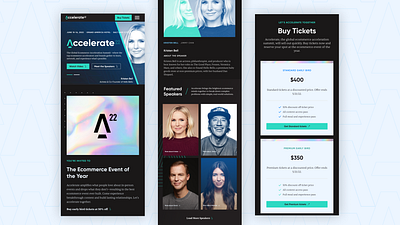 Pattern- Accelerate Summit '22 Landing Page (mobile) design event ui ux web webdesign
