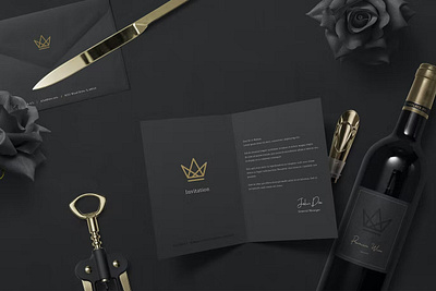 Free Black Branding Mockups architect black brand brand mockup branding branding mockup branding mockups corporate creator design drinking flatlay gold menu mockup print print design print template stationery style