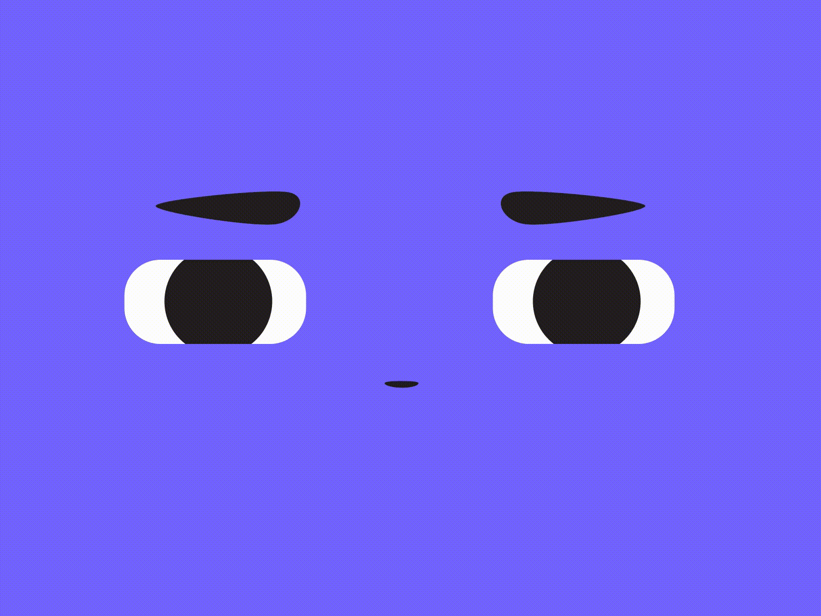 Blinking Eyes animation blinking character design eye flat illustration illustrator minimal motion graphics vector vectorart web illustration