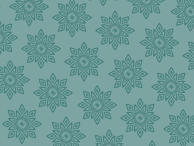 Pique Mandalas Pattern branding design designer graphic design green green mint illustration illustrator logo logotype mandalas minimal nature pattern pique mandalas vector