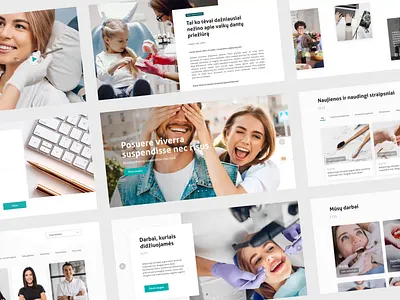 Denticija clinic animation branding graphic design motion graphics ui