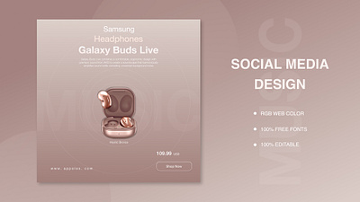 Social media banner ui ux