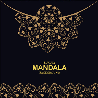 Luxury ornamental mandala design background vector art background design graphic graphic design illu illustration mandala