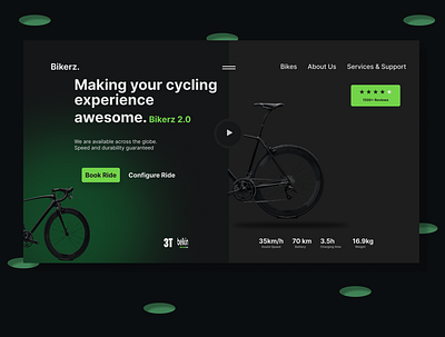 Bike Rental Service branding design ux