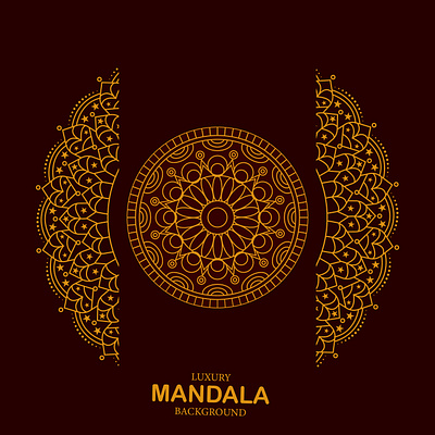 Luxury mandala background. Vector illustration graphic design art background design graphic graphic design illustration mandala