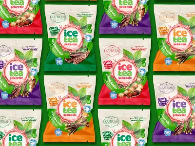 Ice Tea Packaging Design branding creative design drink drinkfood packaging design food food packaging design graphic graphic design herbal ice ice tea illustration labeldesign packaging packaging design tea
