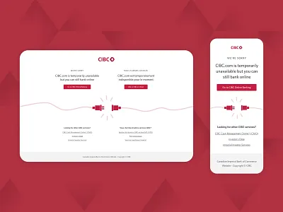 Temporarily Unavailable Page 404 mobile not found server down system down unavailable website