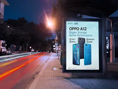 OPPO A12 | BRANDING branding design graphic design illustration light box mobile launching oppo oppo a12 oppo promotion vector
