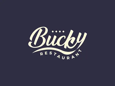 Bucky restaurant logo design 3d adobe illustrator animation branding design flat graphic design icon illustration illustrator logo minimal motion graphics ui