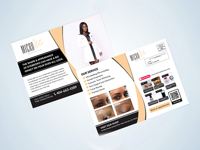 Postcard design brochure design corporate design flyer design graphic graphic design print design