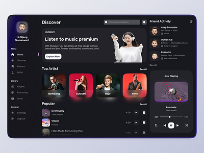 Music Dashboard App dashboard design graphic design mobile mobile app music music and podcast app music app music dashboard music dashboard app podcast podcast app podcast dashboard ui ux website