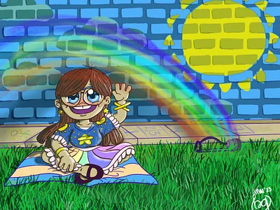 My Only Sunshine design flat graphic design illustration illustrator minimal