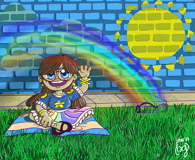 My Only Sunshine design flat graphic design illustration illustrator minimal