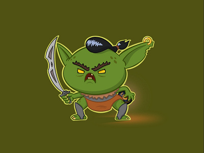 Orc chibi chibi illustration cute illustration illustration