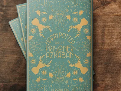 Harry Potter and the Prisoner of Azkaban Book Cover Design book cover book design graphic design illustration typography