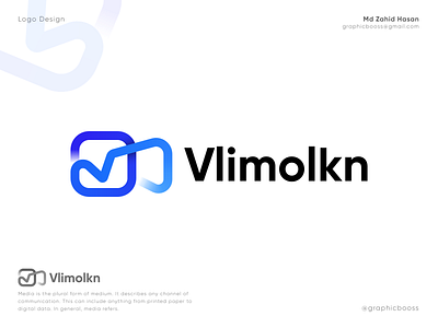 Vlimolkn - Metaverse music logo design brand identity branding camera logo clever smart modern crypto cryptocurrency blockchain design ecommerce film gradient logo logodesign logotype metaverse metaverse music modern logo modern vibrant digital play software tech technology fintech video media