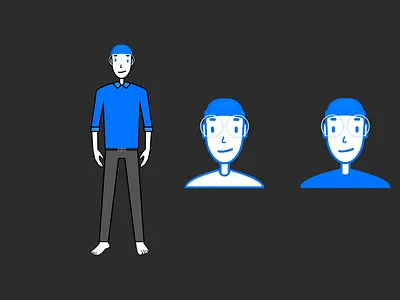 man design graphic design illustration vector